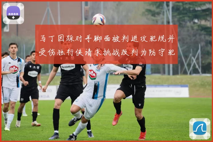 马丁因踩对手脚面被判进攻犯规并受伤独行侠请求挑战改判为防守犯规